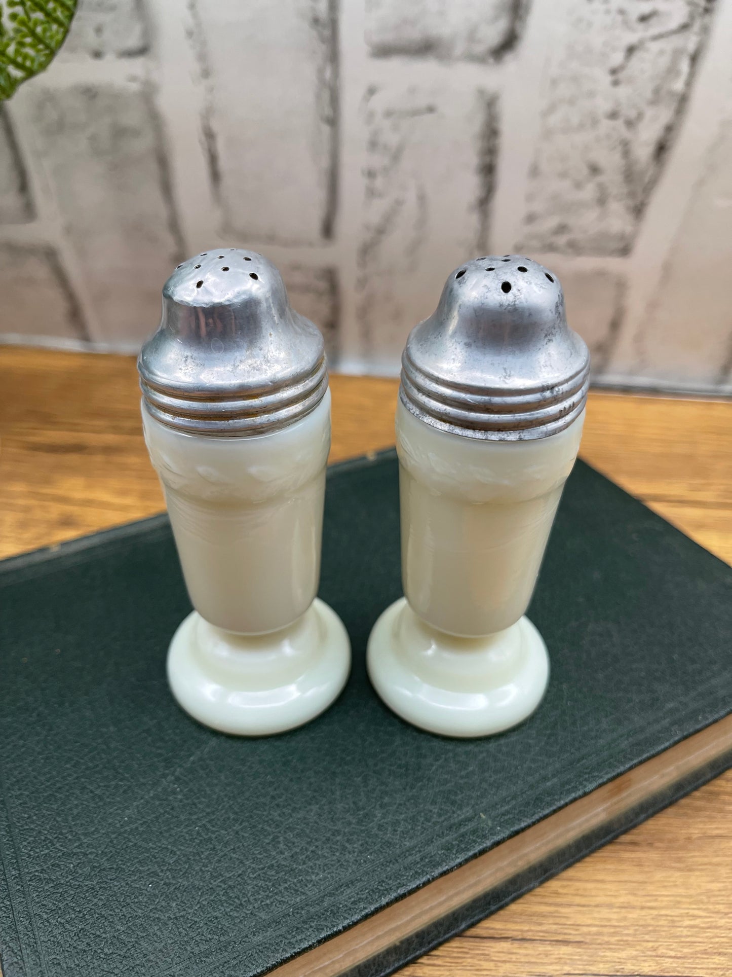 Custard Uranium Salt and Pepper Shakers