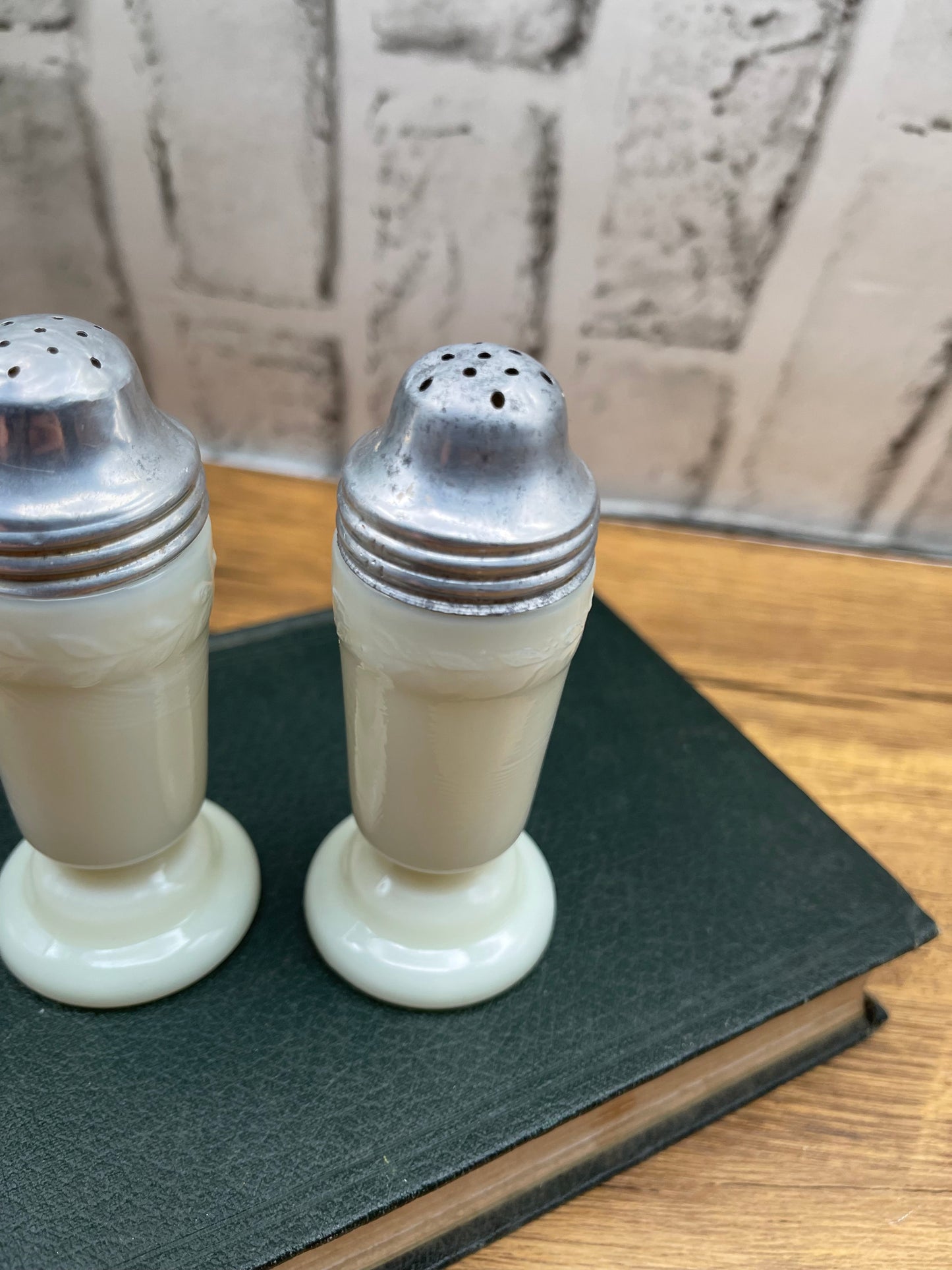 Custard Uranium Salt and Pepper Shakers