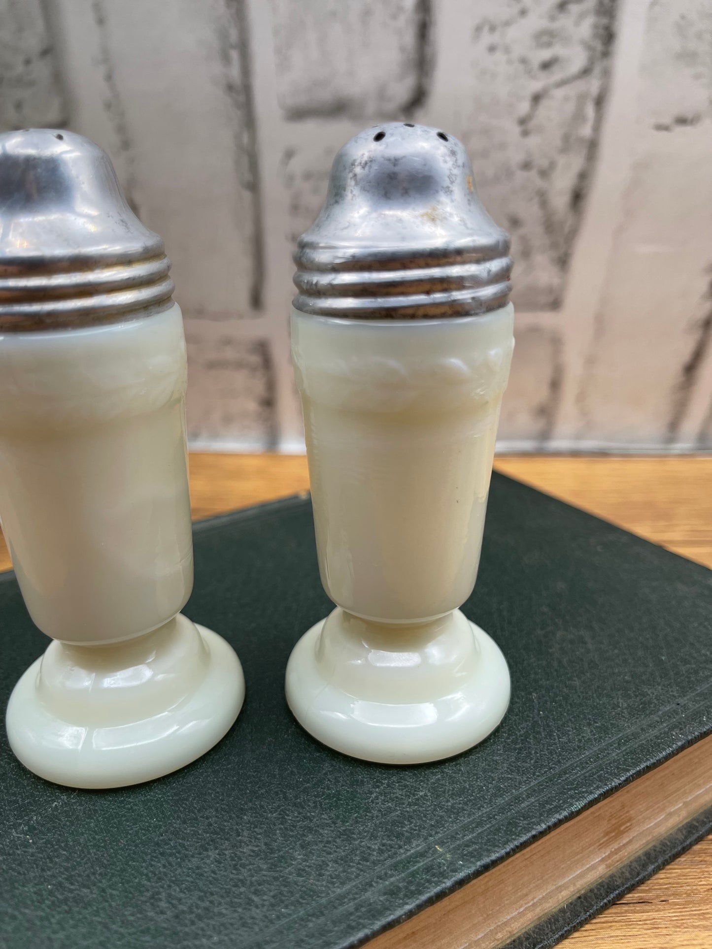 Custard Uranium Salt and Pepper Shakers