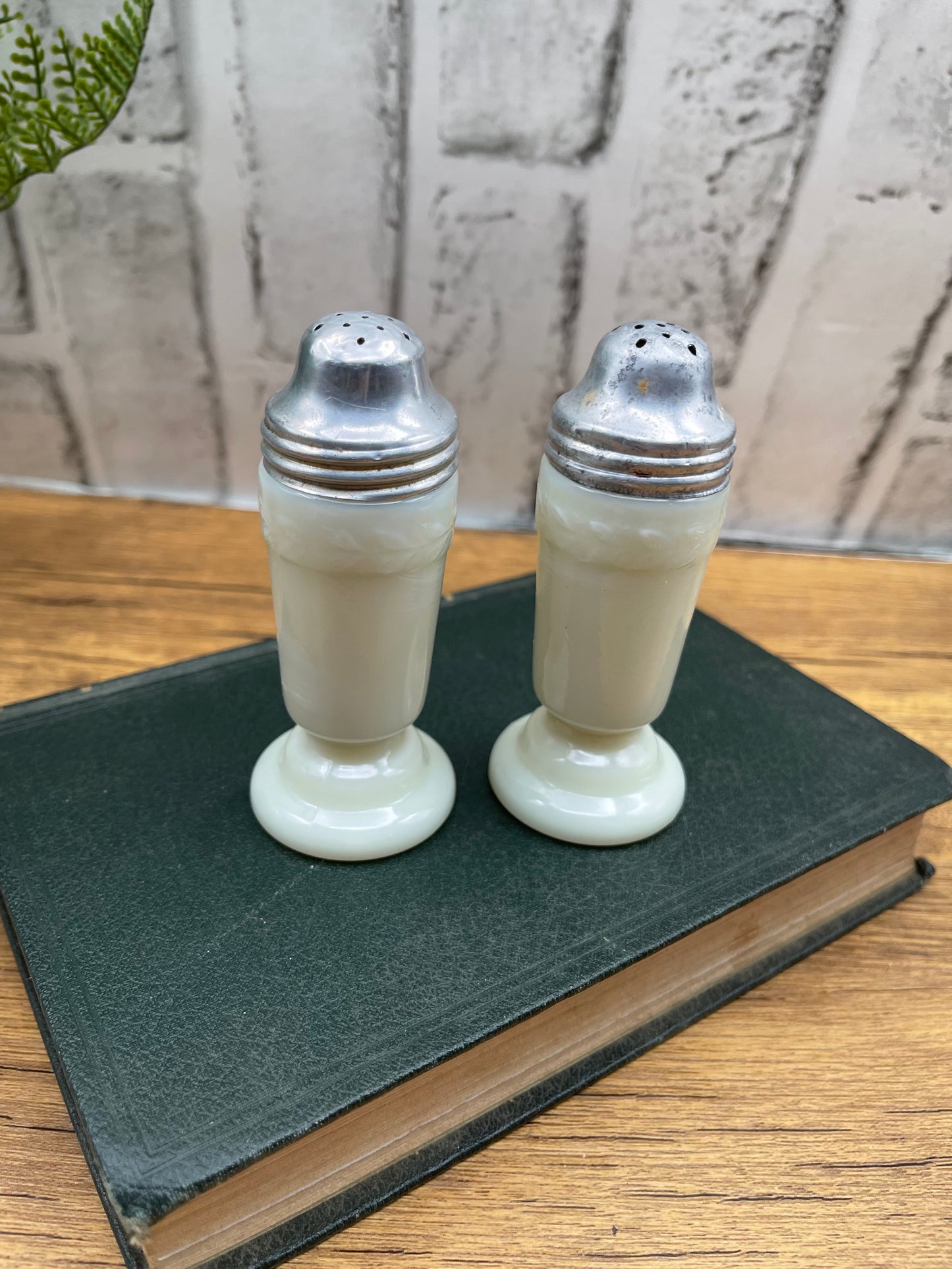 Custard Uranium Salt and Pepper Shakers